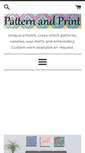 Mobile Screenshot of pattern-and-print.com